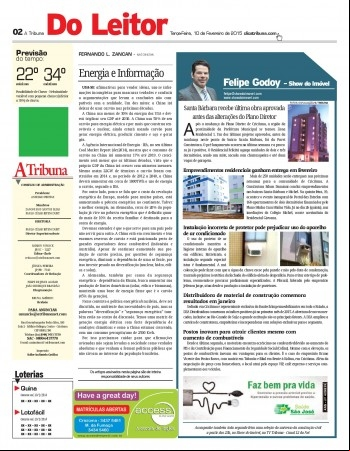 	 Coluna A Tribuna - 10.02.2015