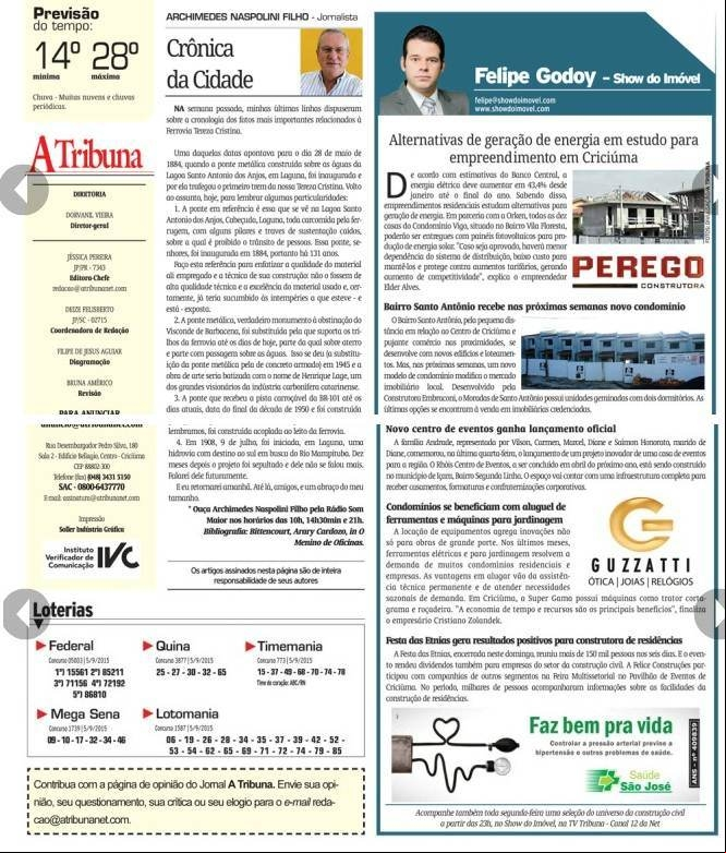 Coluna A Tribuna 08.09.2015
